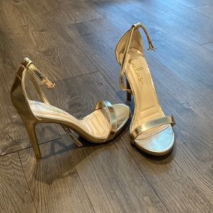 Lulu’s - gold strappy heels